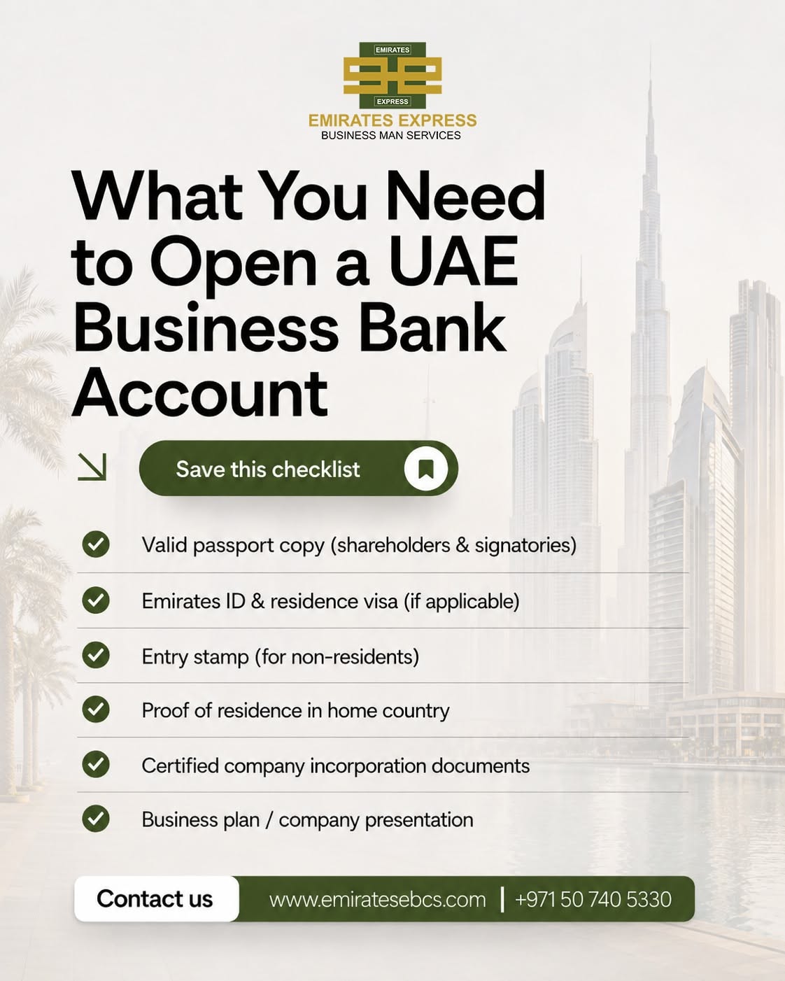 Opening a Business Bank Account in UAE: Best Banks